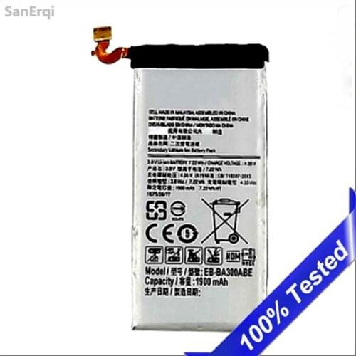 10PCS /LOT Battery For Samsung Galaxy A3 A300 A3000 A3009 A300X SM-A300F SM-A300FU EB-BA300ABE Batterie Bateria