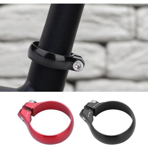 Quick Release Bike Seat Post Clamp CNC Aluminum Alloy Cycling Saddle Seatpost Clamp for 27.2/30.8/31.6mm Bike Seatpost