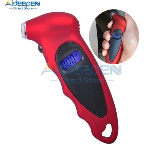 0-100 PSI LCD Digital Tire Pressure Gauge Tire Pressure Monitor Meter Air Pressure Gauge Tester For Car Tire Diagnostic Tool