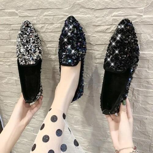 Cresfimix Women Fashion Sweet High Quality Light Weight Party Silver Shining Flat Shoes Lady Casual Comfort Summer Shoes A9175