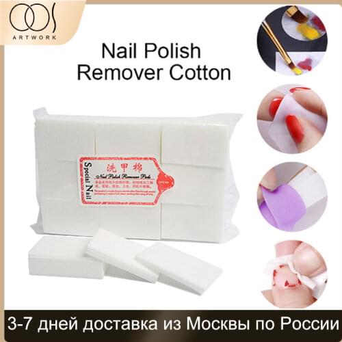 Gel Nail Remover Paper 700Pcs/1000Pcs Nail Polish Remover Cotton Lint-Free Wipes Cleaner Paper Pad Manicure Nail Remover