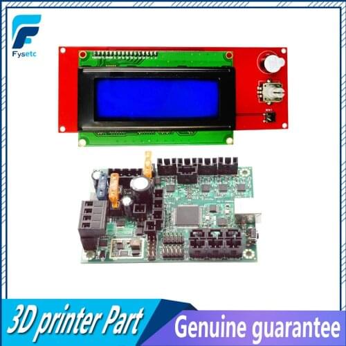 Clone Prap Prusa i3 Ramps 1.4 2004 LCD With Mini-Rambo 1.3A Mainboard For Prusa i3 MK2 MK2S 3D Printer Designed by Ultimachine