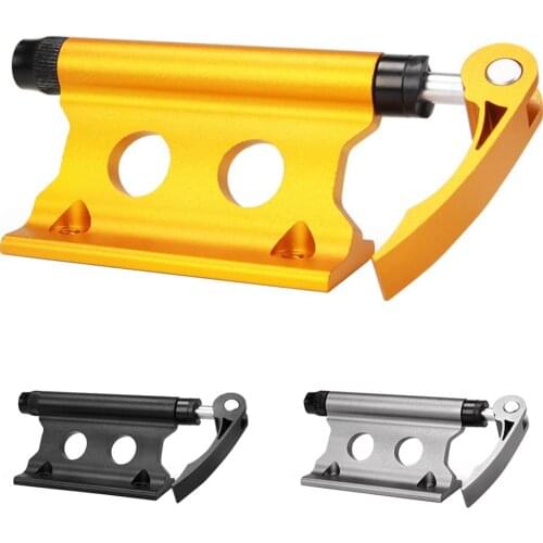 Bike Fork Mount Alloy Quick Release Bicycle Block Front Fork Fixed Clip Luggage Holder Rack for Truck Trailer Cycling Accessorie