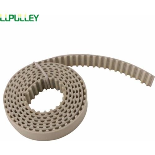 LUPULLEY White PU XL Open Timing Belt 1M/2M/3M/4M/5M/6M/7M/8M/9M/10M Pitch Length XL-10mm Open Timing Belt