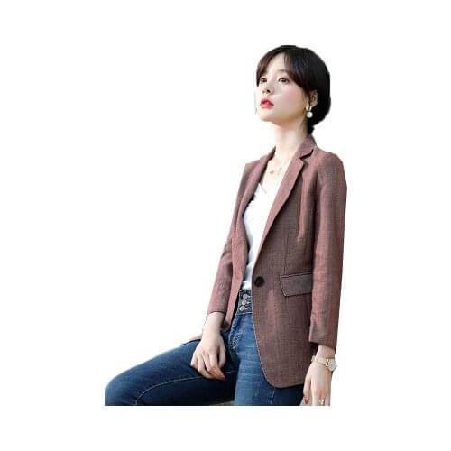 Fashion blazers women coat fall winter New high quality large size OL casual business blazer women blazer women size S-4XL