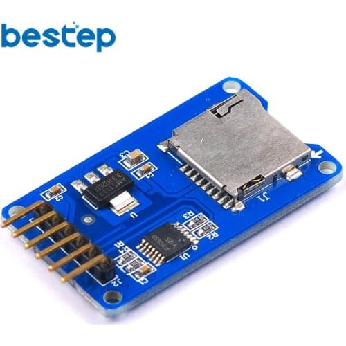 1pcs Micro SD card mini TF card reader module SPI interfaces with level converter chip for arduino