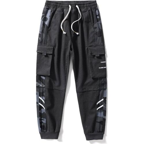 Mens Cargo Pants Men 2021 Spring Summer Camouflage Plus Size Joggers Casual Trousers Street Wear Sports Pants Trousers For Men