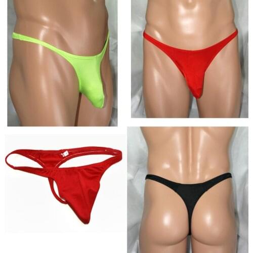Mens Sexy Big Bulge pouch thong T-back G5151