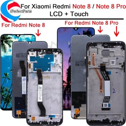 6.3'' For Xiaomi Redmi Note 8 LCD M1908C3JH Display Touch Screen Replacement with Tool For Redmi Note 8 Pro LCD M1906G7I 2015105