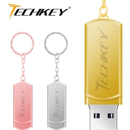 Usb Flash Drive Gold Silver 4G 8GB 32GB Pendrive Metal Small Mini U Disk pen drive rectangle USB 2.0 Usb Flash Memory Stick