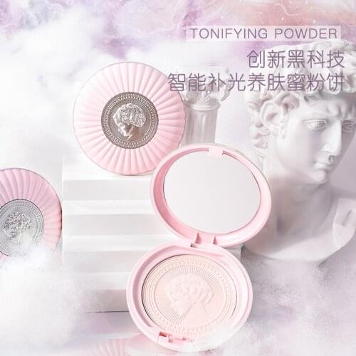 Brilliant Relief Soft Air Honey Face Powder Long Lasting Oil Control Perfect Cover Waterproof Lightweight Matte Facial Makeup