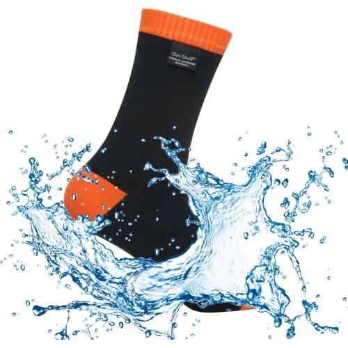 Waterproof Merino wool mid weight Socks For Cycling Hiking Hunting Skiing Fishing Seamless Sports Unisex dexshell