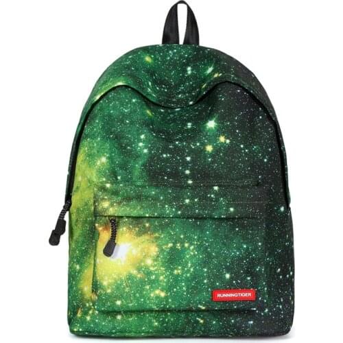 Starry Sky Backpack Customized Schoolbags for Primary and Secondary School Students, Female Customized Backpack Large Capacity
