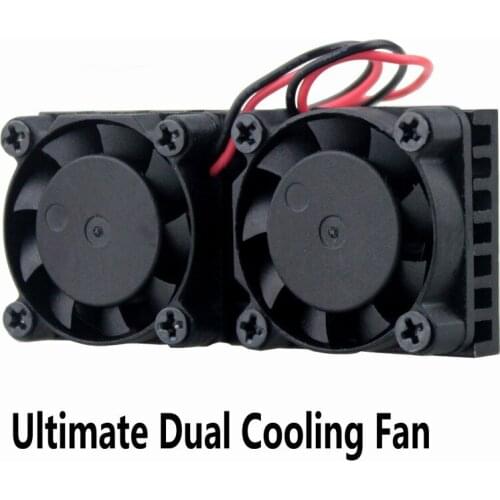 100 Pcs Gdstime Raspberry Heatsink Ultimate Dual Cooling Fans With Copper Heat Sink Raspberry Pi 3 Pi 2 Model B B+ NESPi