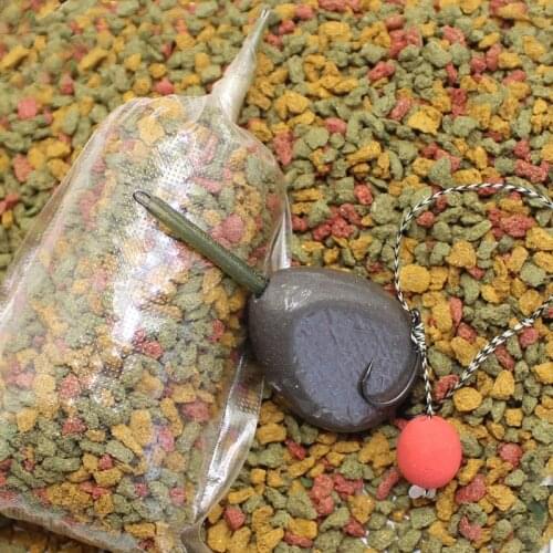 4PCS Carp Fishing Tackle PVA Solid Bag Stems for PVA Fishing Mesh Soluble Narrow Fishing Network Water Soluble Mesh Refill