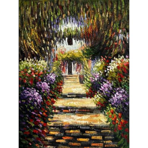 Home decor wall abstract paintings on canvas modern painting colorful sticker for living room flowers painting modern garden
