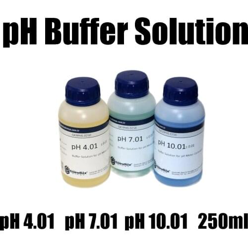 PH Tester Buffer Solution 250 ml 20C 4.01 7.01 10.01 Calibration pH Meter Hydroponics High Precision Measurement ORP