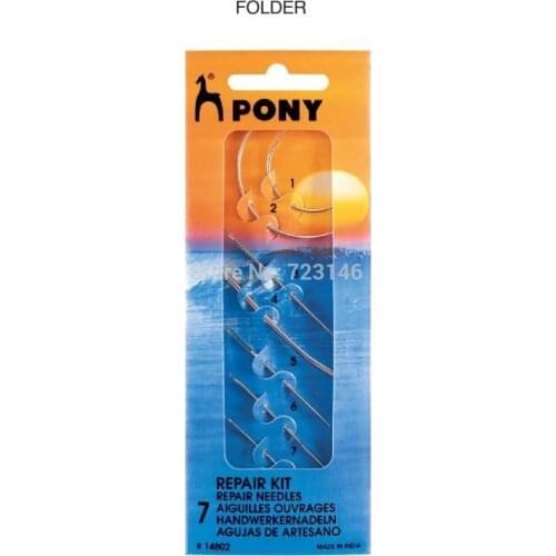 7PSC NEEDLES WITH NEEDLE THREADER An assorted pack of hand sewing needles for general everyday sewing needs leather neddle