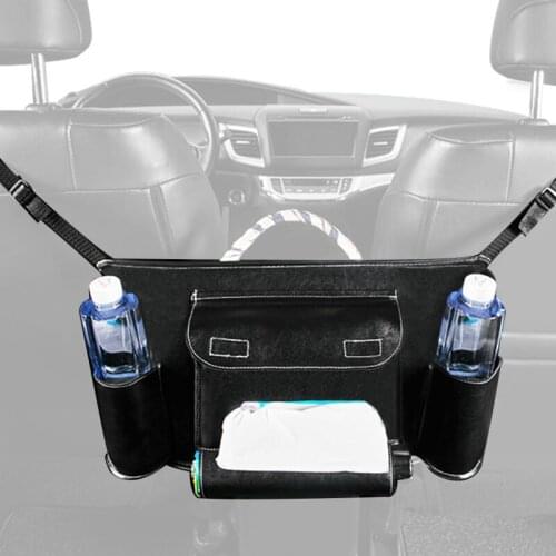 Car Seat Storage Net Pocket Car Storage Bag Multi Function Hanging Bag Car Interior Prevent Children Pets Crossing More Safety