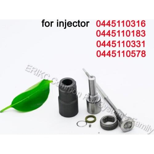 Injector Overhaul Kit Nozzle DLLA150P1437 Valve F00VC01334 For FIAT 0445110331 0445110578 0445110316 0445110183
