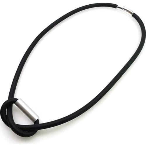 YD&YDBZ Short Pendant Necklace For Women Gothic Handmade Jewelry Rubber Rope Simple Pendant Jewellery Black Accessories Necklace