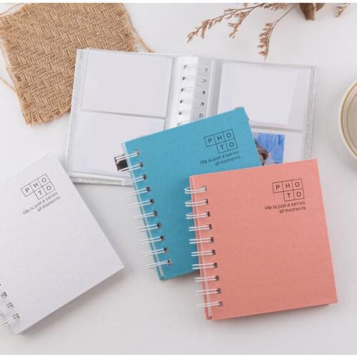 100 Pockets Mini Photo Album 3inch Polaroid Album Kpop Card Binder Photocard Holder Loose-leaf Picture Collect Book Scrapbooking