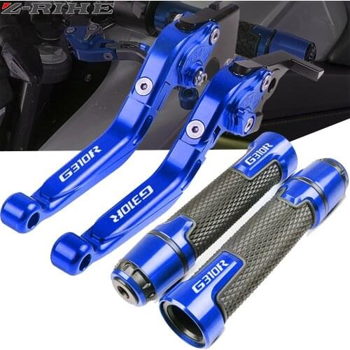 Motorcycle Adjustable Folding Extendable Brake Clutch Levers Handlebar Hand Grips For BMW G310R G310GS 2017-2018 G 310 R G 310GS