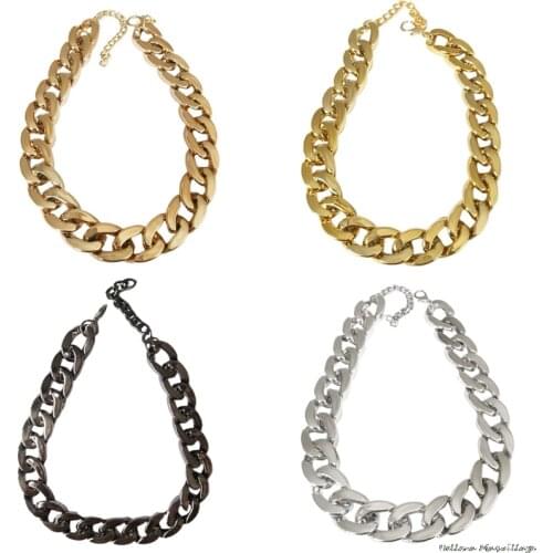 Pet Bully Dog Cat Chain Collar Puppy Necklace Personalized Bulldogs Gold Chain Powerful Plastic for Dogs Jewelry Pet Accessories