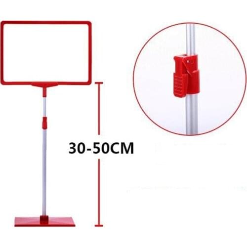 Supermarket Pop Advertising Shelf Top Poster Display Stand Rack A4/a5 Photo Frame Price Label Sign Billboard Promotions Rack