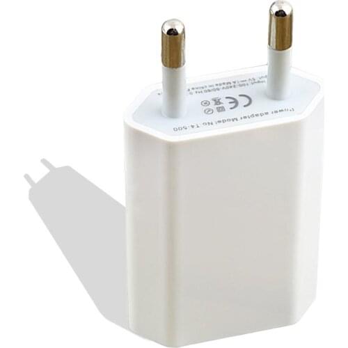 Portable Patented Circuit Board Design USB Mobile Phone Power Home Wall Charger Adapter for iPhone 3G 3GS 4 4S EU Plug