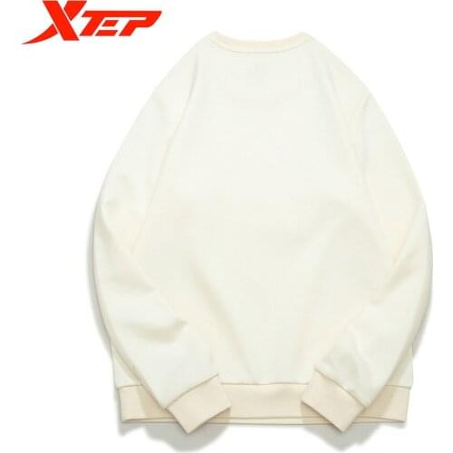 Xtep Casual Pullover Women Loose Sports Sweater 2021 New Autumn Round Neck Sweater Long Sleeves Sportswear 879328920118