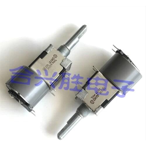 RK168 motor potentiometer double channel A20K * 2 shaft length 30MM with tap Shaft length 30MM