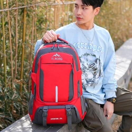 Large Capacity Mens Backpack Outdoor Sports Mountaineering Hiking Backpack Nylon Waterproof Backpacks Men