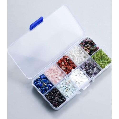 Crushed stone 200g/box Sharpening Crystals and mineral quartz Healing Reiki Chip bead Tumbled Stone gemstone for degauss decor
