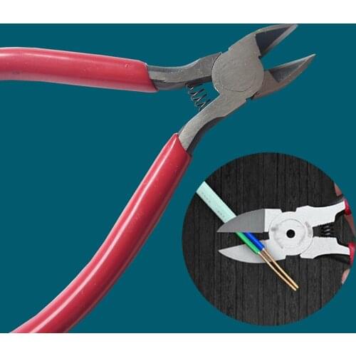 Pliers 130mm Diagonal Beading Cable Wire Side Oblique Cutter Cutting Nippers Pliers Tool