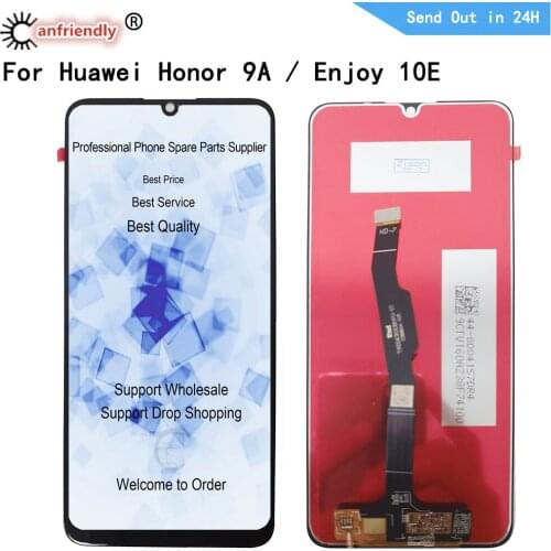 For Huawei Honor 9A MOA-LX9N LCD Display+Touch panel Screen Replacement Digitizer with frame Assembly for Huawei enjoy 10E
