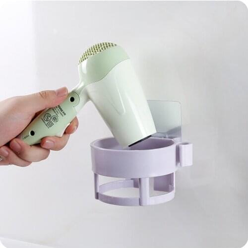 1pc Creative Hair Dryer Holder Free-nail Storage Rack