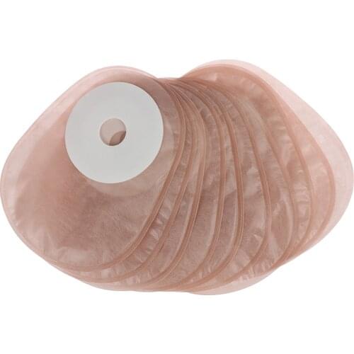 10pcs/lot Economical One Pc Closed Colostomy Bags One-piece System Portable Stoma Care Bags Without Drainage (daily Pouch)