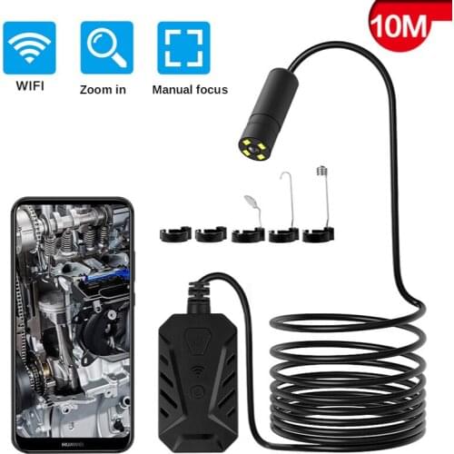3 in 1 Semi-rigid USB Endoscope Camera 8MM IP67 Waterproof Snake Camera With 6 Led for Windows & Macbook PC Android Endoscope