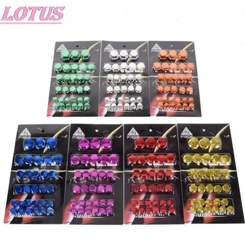 30PCS Motorbike Screw Nut Bolt Cap Cover Motorcycle Screw Nut Cover Cap Decoration Car Styling ( In Different Size) Hotsale