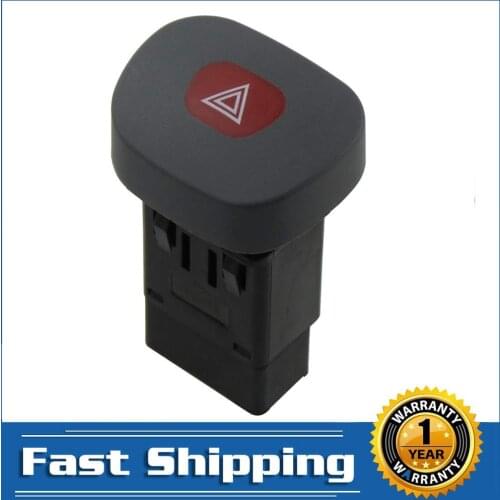 Car accessories Power Warning light switch Button For Renault Megane I Classic Clio II 7700421820