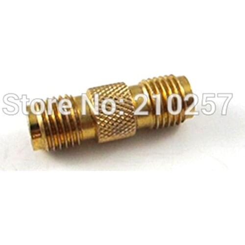 Free Shipping 10pcs RF Sma Connector Female to SMA Female Jack Gold Adaptor