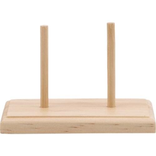 Solid Wood Color Spool Holder Household Sewing Machine Embroidery Beaded Thread Tool Holder DIY Sewing Tool Accessories