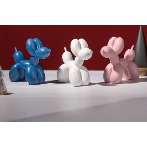 Resin Crafts Sculpture Gift kawaii big Balloon Dog Party Accessories Home Desktop Ornament room decor home Decoration