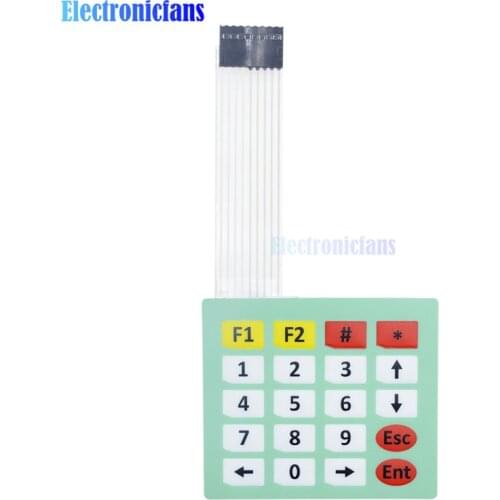 Membrane Switch 20 Key 4x5 Matrix Array Keypad Keyboard Control Panel Microprocessor Keyboard Controller for Arduino 5*4