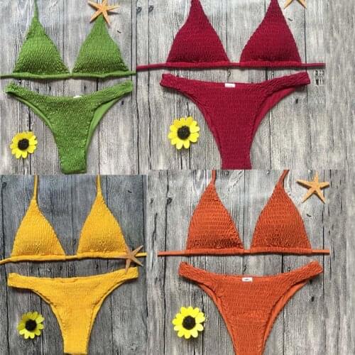 Mrs win Swimwear With Ruffles