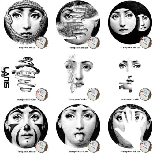 NO.1-28 Designer Lina Wallpaper The Same As Transparent Stickers for House Decoration Living Room Wall Decor 1 PCS