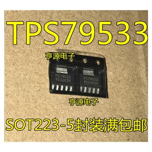 Patch new TPS79533 TPS79533DCQR PS79533 SOT223-5