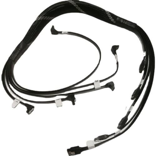 PC 5 in 1 High Speed Serial ATA SATA 2 Male to Male Multi Hard Drive HDD RAID DATA Cable Copper Wire Shielding Design 80cm