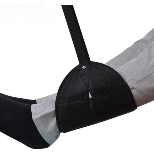 Portable Travel Footrest Hammock Carry Flight Leg Pad Office Plane Under Desk Feet Outdoor Rest Hammock Travel Accessories